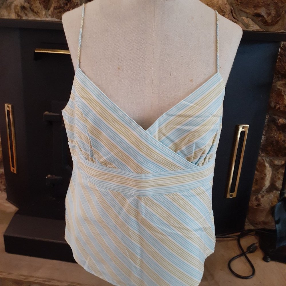 J.Crew Cotton Tank Top Camisole 12 Fully lined